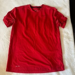 Nike Dri-Fit Tshirt; Red; Large